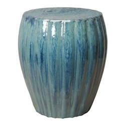 Turquoise Ridge Garden Stool - Accent And Garden Stools
