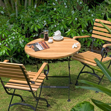 Teak Dining Chairs and Bistro Sets