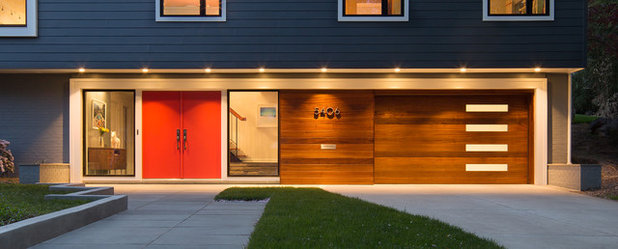 Midcentury Exterior by Balodemas Architects