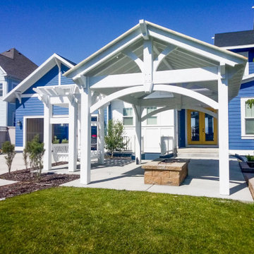 Alpine Garden Arbor Swing & Patio Pavilion
