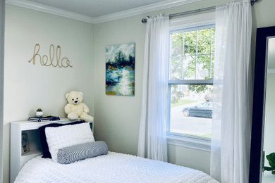 Inspiration for a transitional bedroom remodel in Other