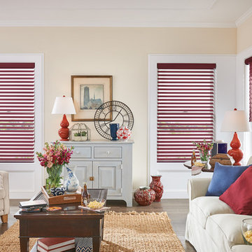 Bali 2" Sheer Shades with Continuous-Loop Lift: Grafton, Fireplace Brick 5106