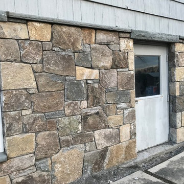 Natural Stone Foundation Veneer, Retaining Walls & Bluestone Steps