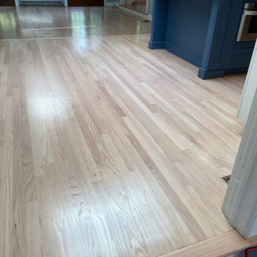 Floors refinished, all trim painted white , stairs & Flush Vents