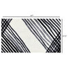 2' x 4' Black and Gray Abstract Arrow Washable Floor Mat
