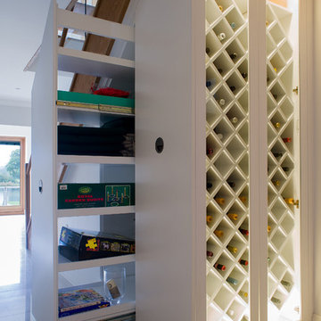 Under stairs units with wine storage