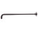 ALFI Round Wall Mounted 20" Shower Arm, Brushed Nickel