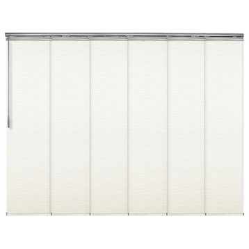 Malia 6-Panel Track Extendable Vertical Blinds 98-130"W