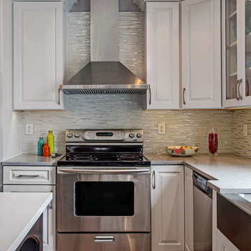 Modern Inspiration - kitchen remodel with arched opening