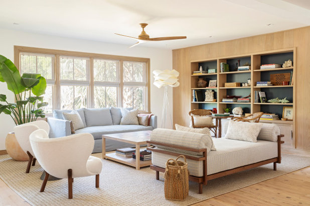 Beach Style Living Room by Jill Howard Design Studio