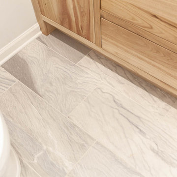 Bleached Walnut Vanity in Clarendon Hills, Illinois