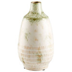 Cyan Lighting - Cyan Lighting 11051 Yukon - small Vase - 6 Inches Wide by 11 Inches High - Yukon small Vase 6 I Olive Pearl Glaze *UL Approved: YES Energy Star Qualified: n/a ADA Certified: n/a  *Number of Lights:   *Bulb Included:No *Bulb Type:No *Finish Type:Olive Pearl Glaze