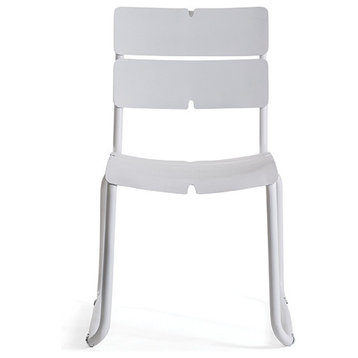 OASIQ CORAIL Dining Chair, Pastel Green, No Cushions