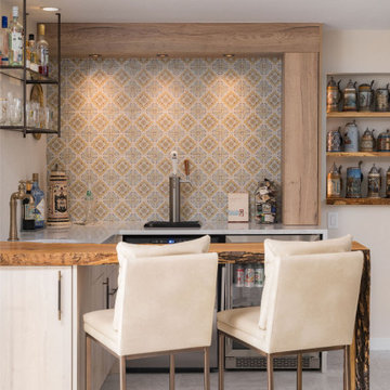 Collections and Heirlooms Inform Basement Remodel