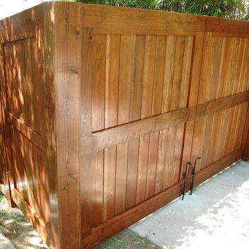 Wooden Driveway Gate - Double Gate