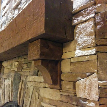 Rustic Fireplace Mantel (Kingsville Ontario Canada)