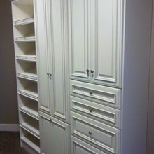 Decorated Model Home Storage Solutions