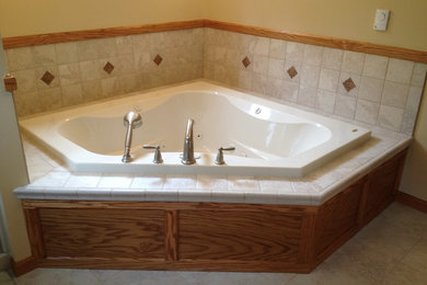 Corner tub remodel