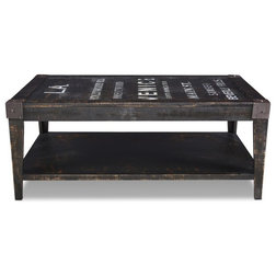 Industrial Coffee Tables by Crafters and Weavers