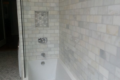 Inspiration for a contemporary bathroom remodel in Baltimore