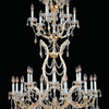 Artistry Lighting Alexandria Collection Hanging Crystal Chandelier 37x52, Gold
