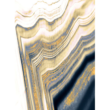 "Golden Geode" Canvas, 32"x44"