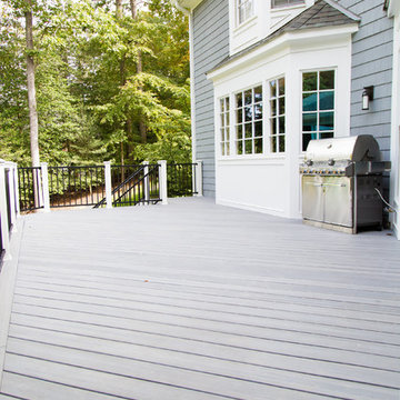 Composite Deck, Screened Porch, Underdeck Drainage and Patio
