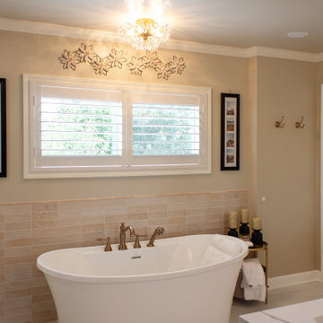Warm Traditional Master Bath