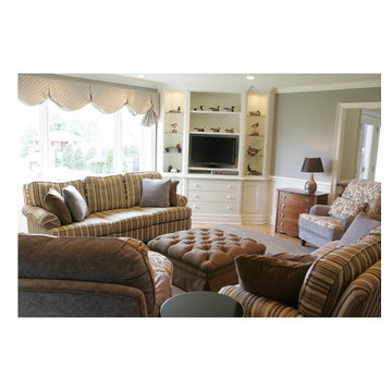 Modern Take on a Traditional Family Room