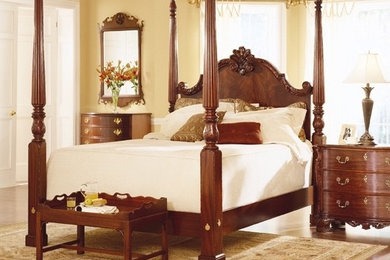 Inspiration for a transitional bedroom remodel in New York