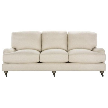 Cedric Natural Linen Sofa