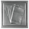 Madison Park Essentials Satin Luxury 6 PC Sheet Set, Grey