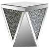 Noralie Mirrored End Table