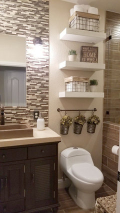 20 Beautiful Corner Vanity Designs For Your Bathroom - Housely  Corner  bathroom vanity, Corner vanity, Bathroom vanity remodel