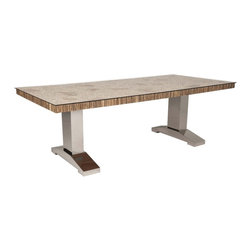 Branch Dining Table with Glass Top - Dining Tables
