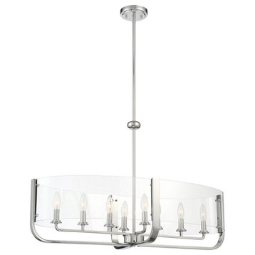 Campisi 8-Light Chandelier in Chrome