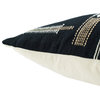 Jaipur Living Longkhum Tribal Black/Tan Poly Fill Pillow 18" Square