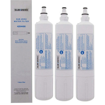 3 PACK Sub-Zero 4204490 Refrigerator Water Filter Subzero
