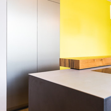 Eggersmann Aluminium bronze eloxiert, Beton, Durchgang, Pocketschrank Darmstadt