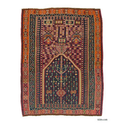 Antique Kagizman Kilim Rug - Area Rugs
