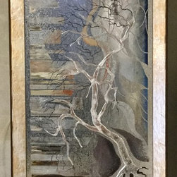 Artwork: Original paintings on metal - Mixed Media Art