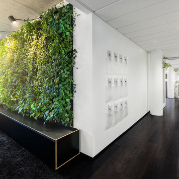 Begrünte Wände und Postfächer mal anders....