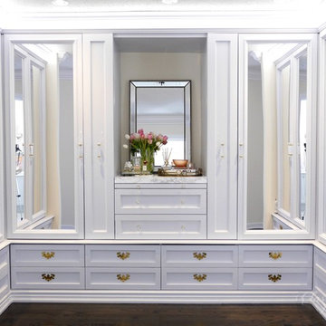 DIY Custom Dressing Room Walk-in Closet