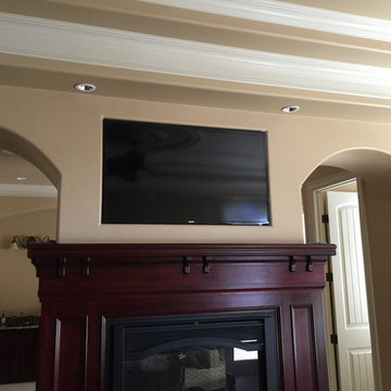 Pinnacle bedroom - Recessed TV - Zero tolerance