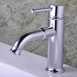 Chrome Single Handle Centerset Bathroom Sink Faucet T0535 - Bathroom Sink Faucets