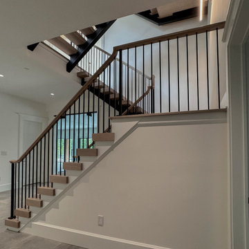 Project #122 | Freestanding Steel & Wood Staircase