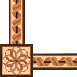 Oshkosh Designs Estancia Inlay Border and Corner - Hardwood Flooring