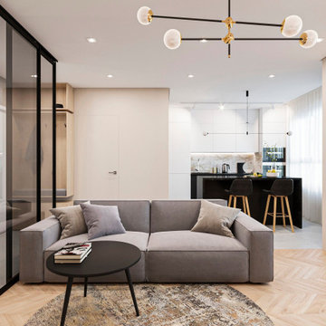 Modern 2-bedroom Apartment Design Project