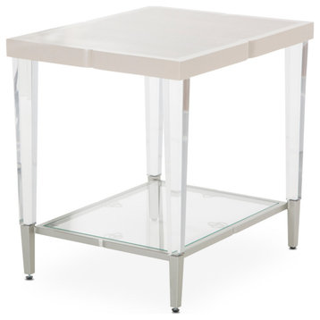 Camden Court End Table, Pearl