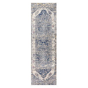 Bohemian Flair Boho Vintage Cream And Orange 2 X8 Runner Rug Bohemian Flair Boho Vintage Cream And